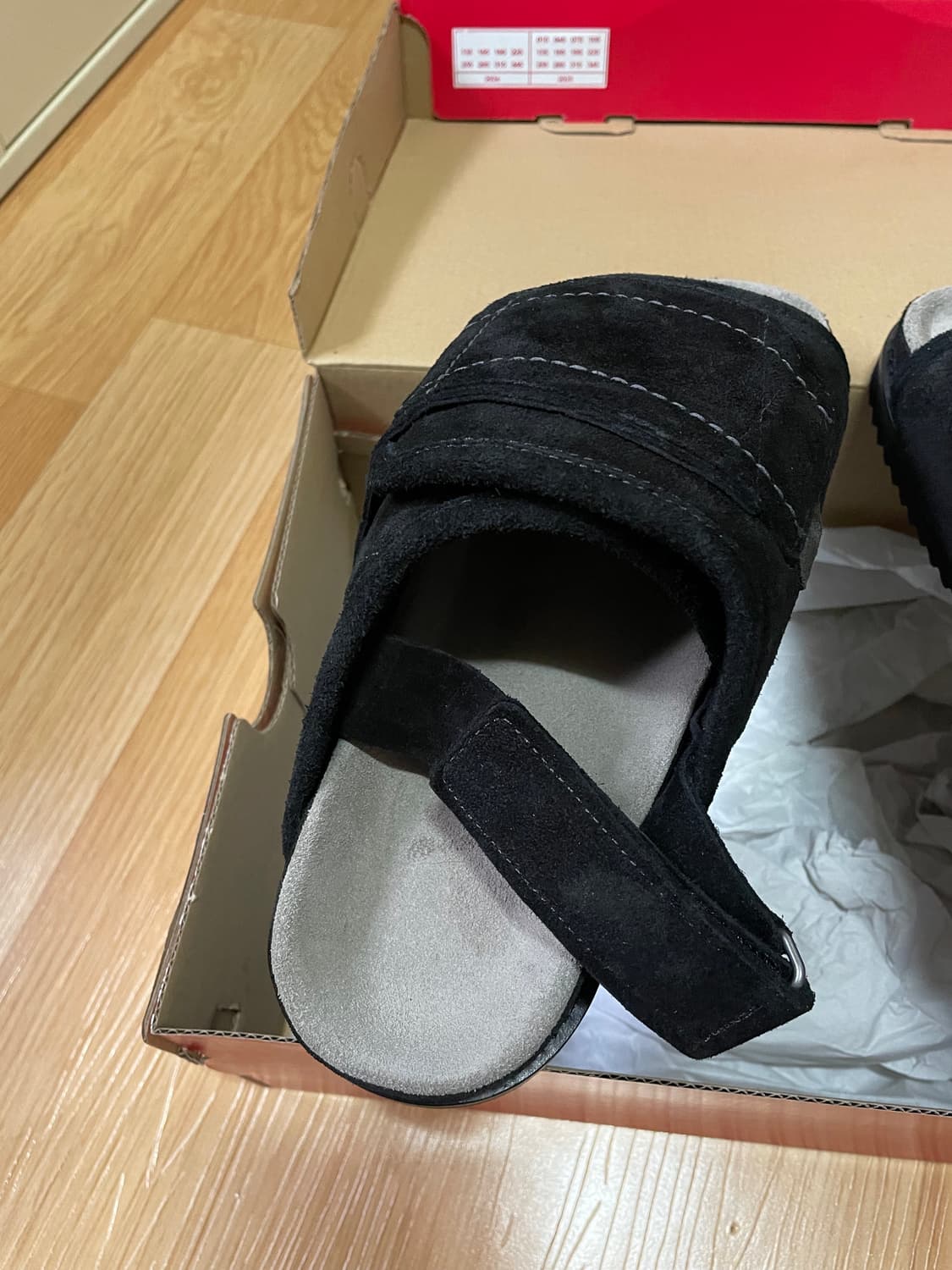 폴리테루 점보 슬라이더 샌들 블랙 (사이즈M) 상품이미지4