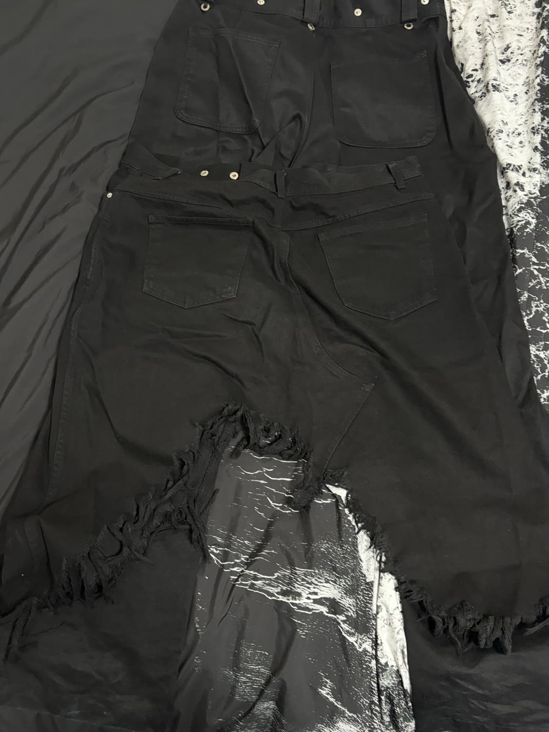 Xl) 컴퓨터 포맷 스커트 트라우져 블랙 상품이미지2