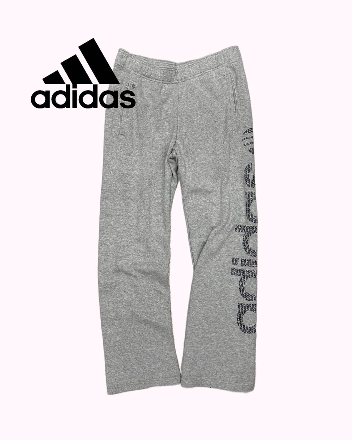 ADIDAS logo boots-cut sweat pants 상품이미지1
