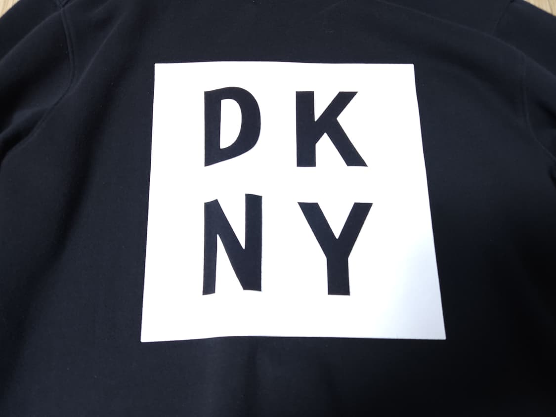 DKNY (도나카란뉴욕) 더블페이스 박스로고 스웨트 셔츠, 기모 맨투맨 상품이미지2