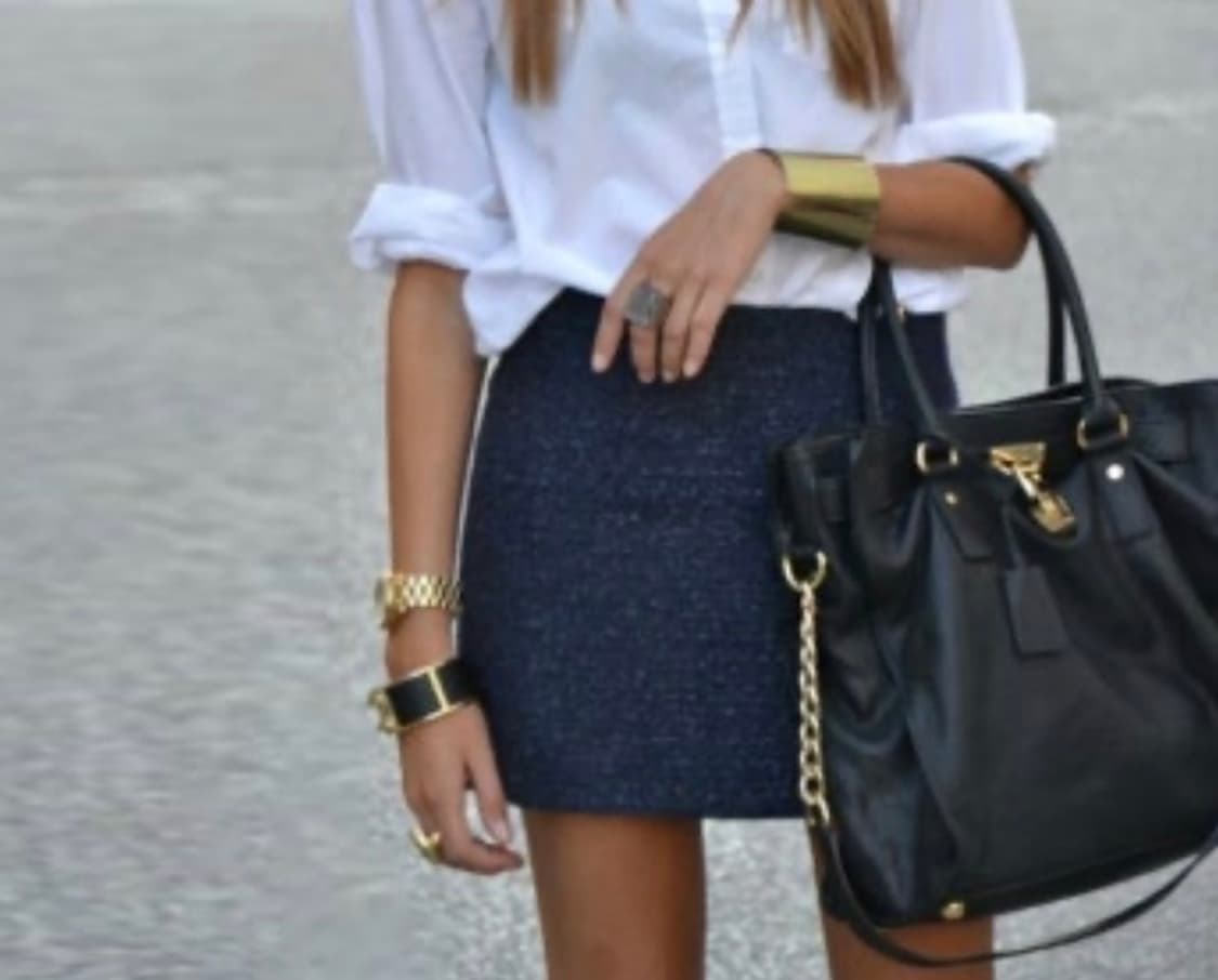 (새상품)마이클 코어스 해밀턴 가죽 토트 숄더백 골드 상품이미지9