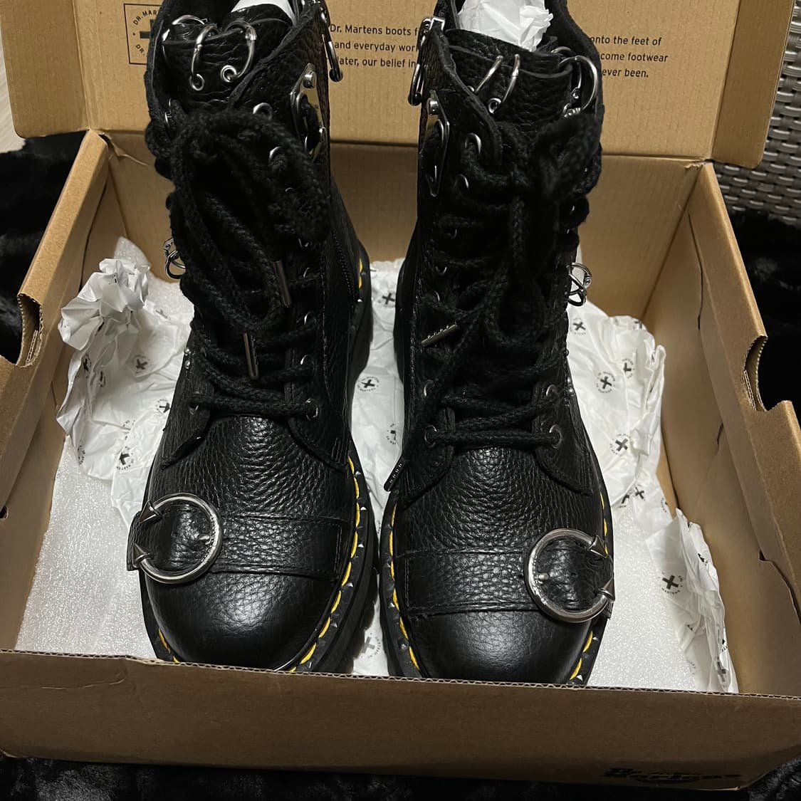 닥터마틴 제이든 HDW 피어싱 부츠 240 uk5 펑크 락시크 상품이미지3