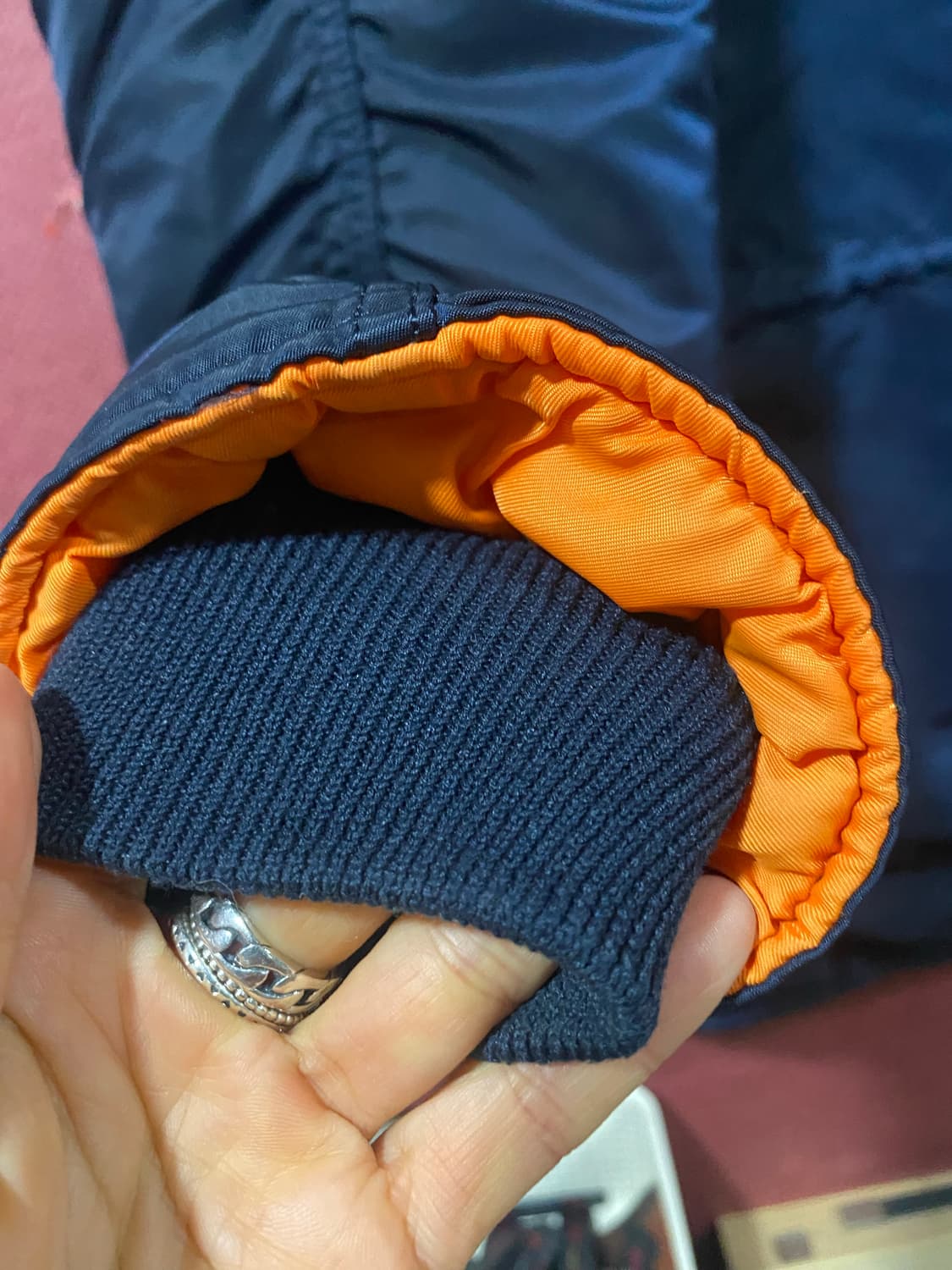 알파인더스트리 N-3B 파카 네이비 S 상품이미지9