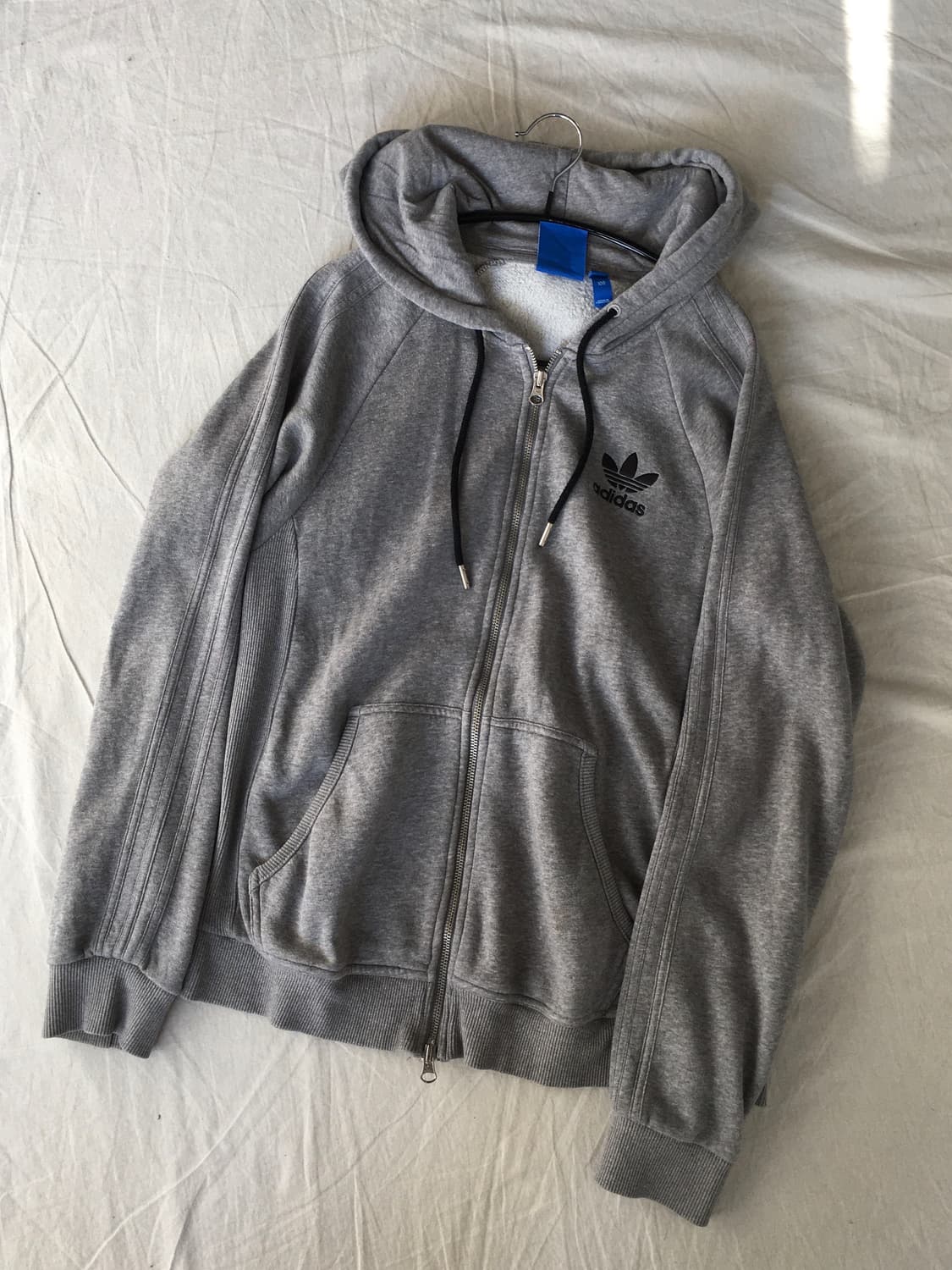 아디다스 가슴로고 후드집업 상품이미지3