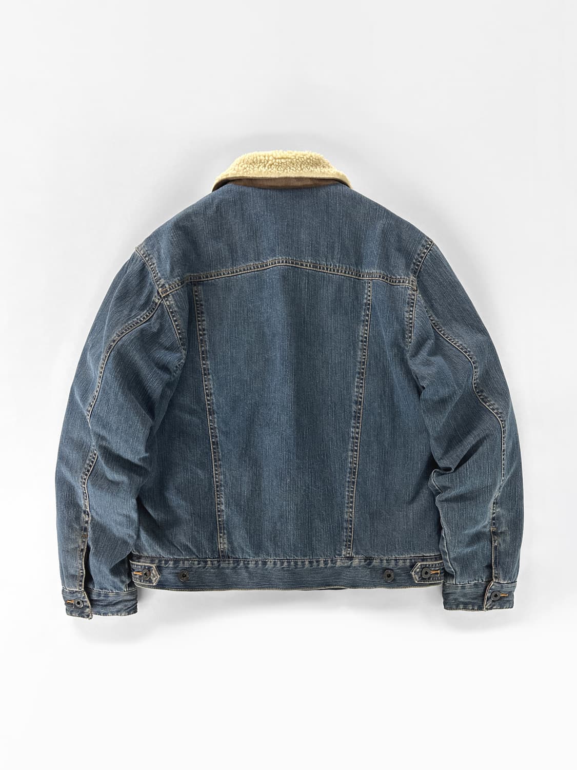 90~00s 빈티지 엘엘빈 쉐르파 데님 트러커 자켓 상품이미지2