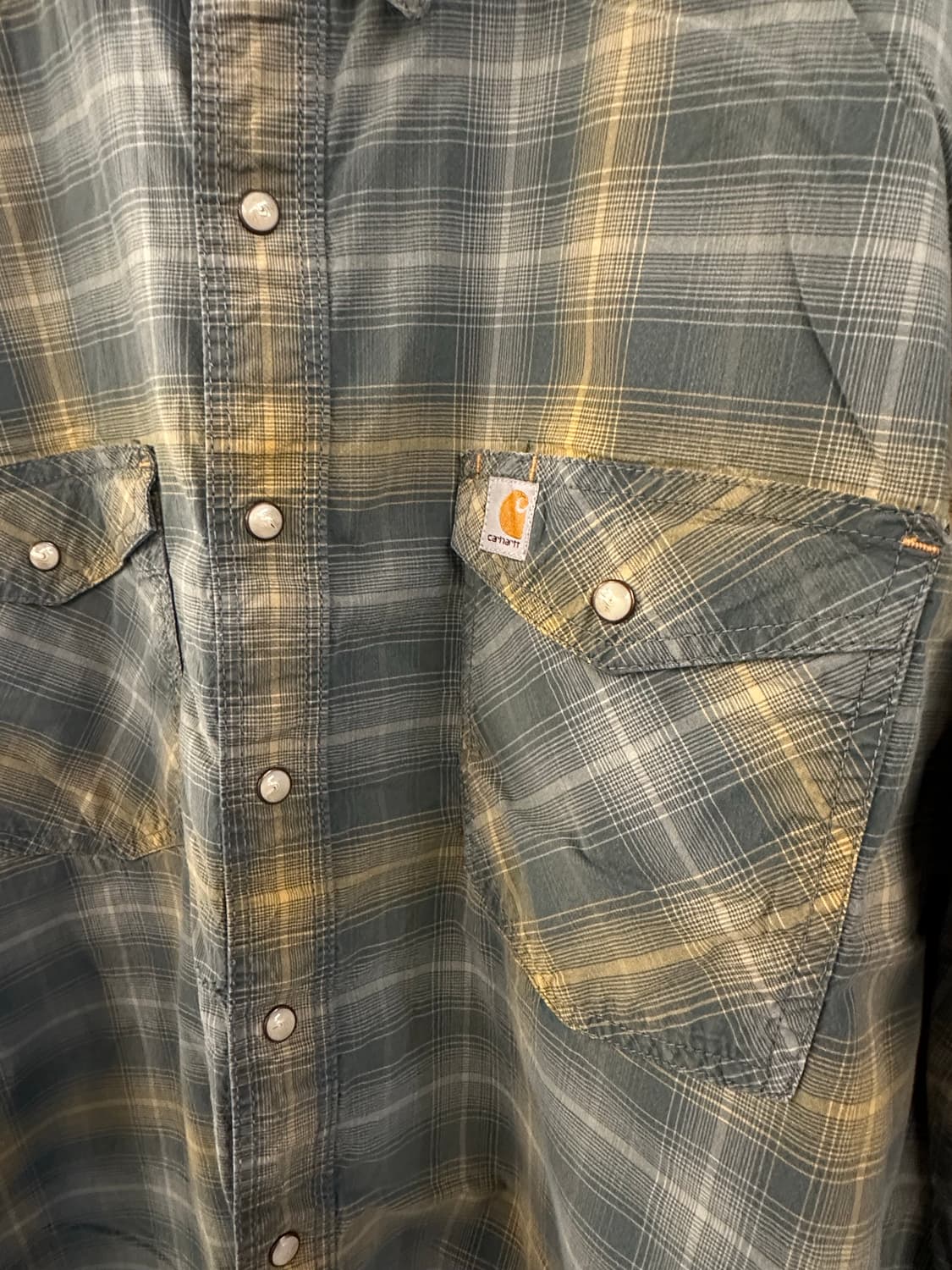 CARHARTT 칼하트 체크 반팔셔츠 상품이미지3