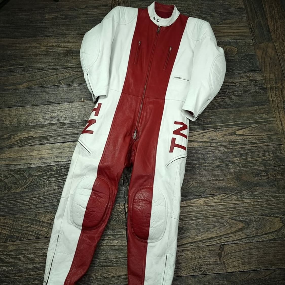 [빈티지] 풀 레더 가죽 바이커 아머 수트 M17447 상품이미지1