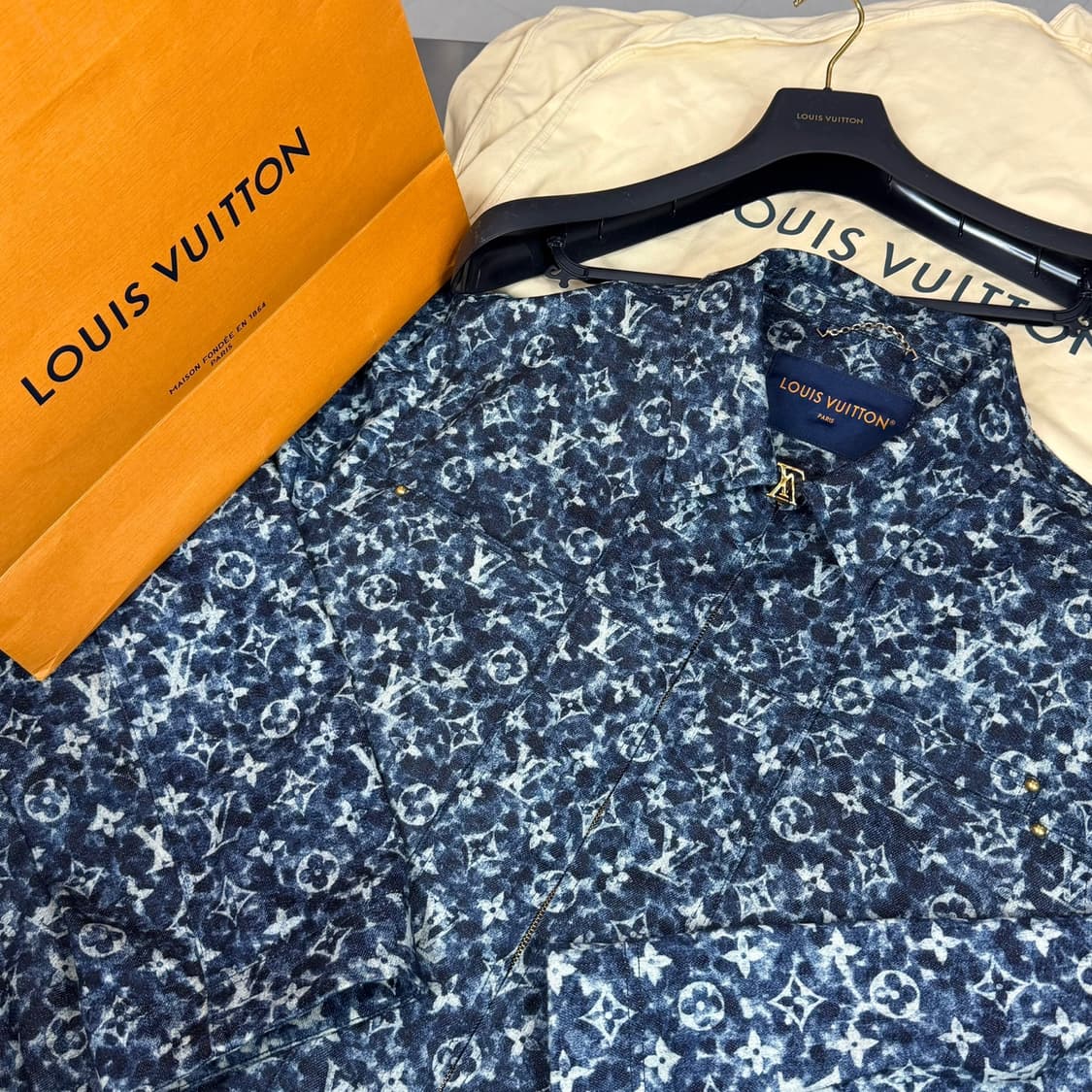 [리오브] 루이비통 워크웨어 모노그램 데님 자켓 상품이미지3