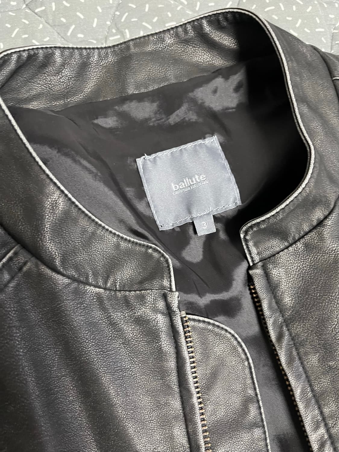 [3] 발루트 NONCOLLAR WASHED RIDER JACKET  상품이미지4