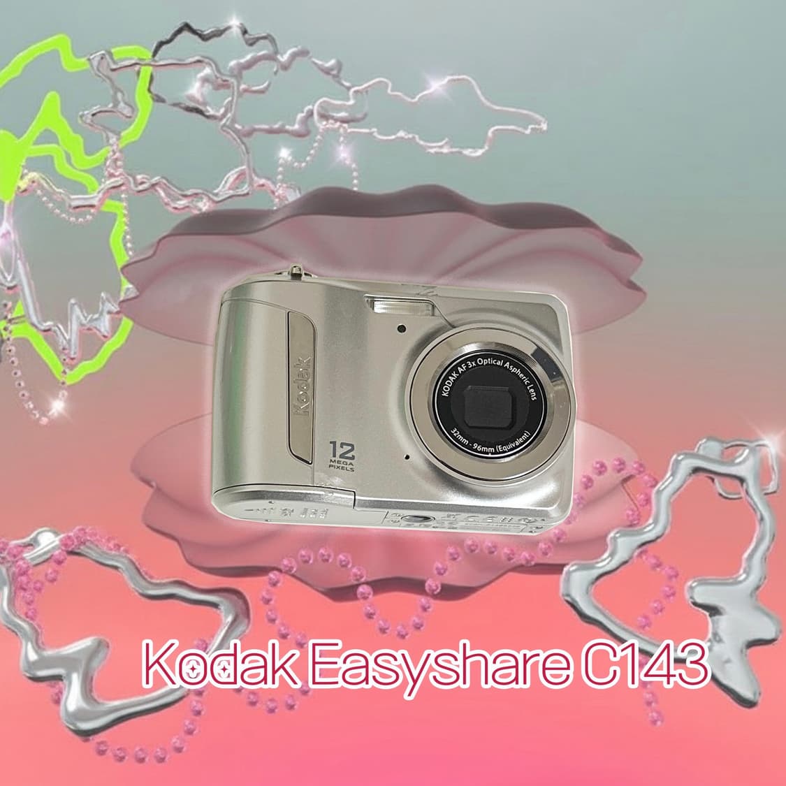 풀셋!) Kodak EasyShare 코닥 이지쉐어 C143 실버 상품이미지1