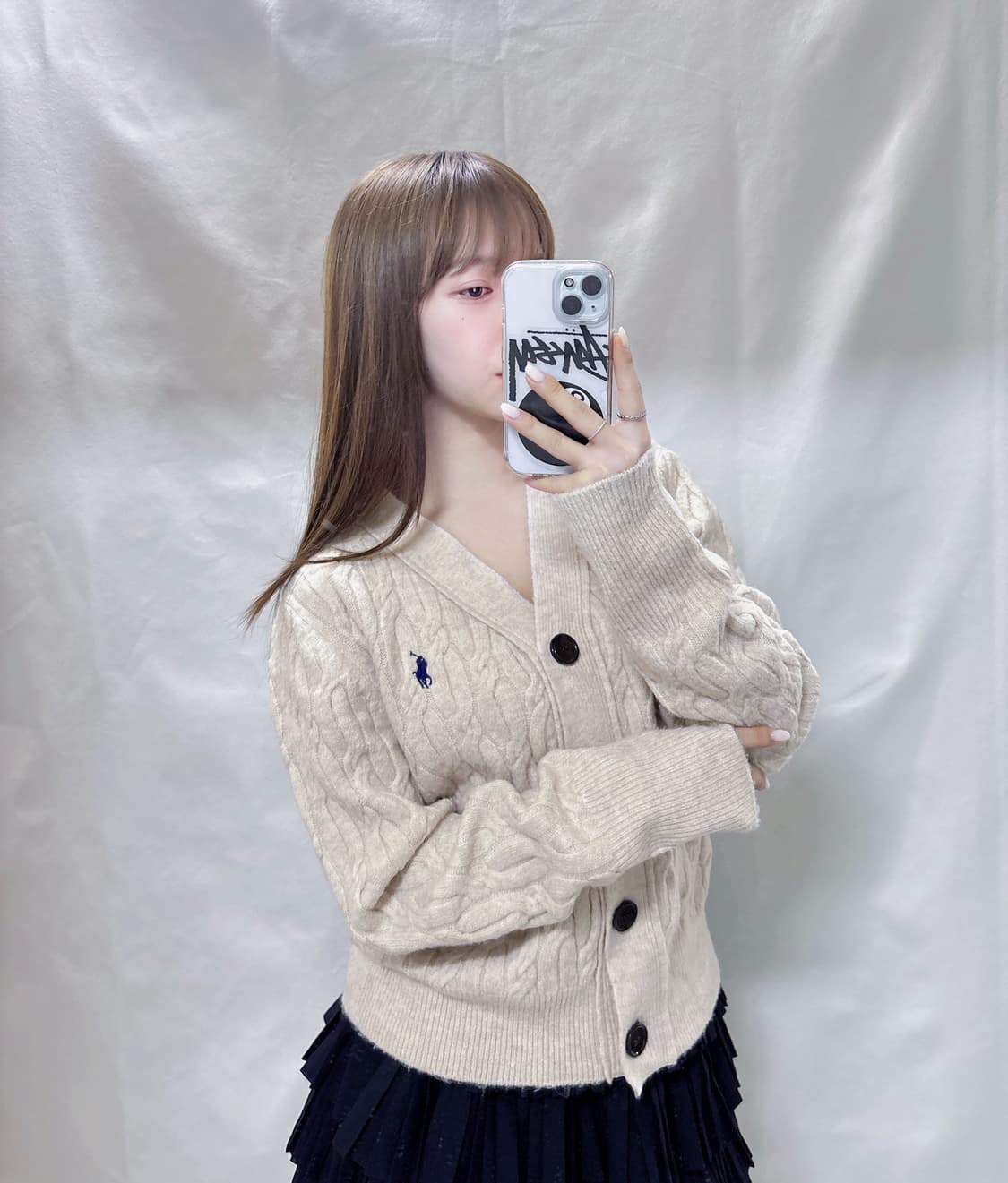 폴로 랄프로렌 네이비포니 가디건  상품이미지1