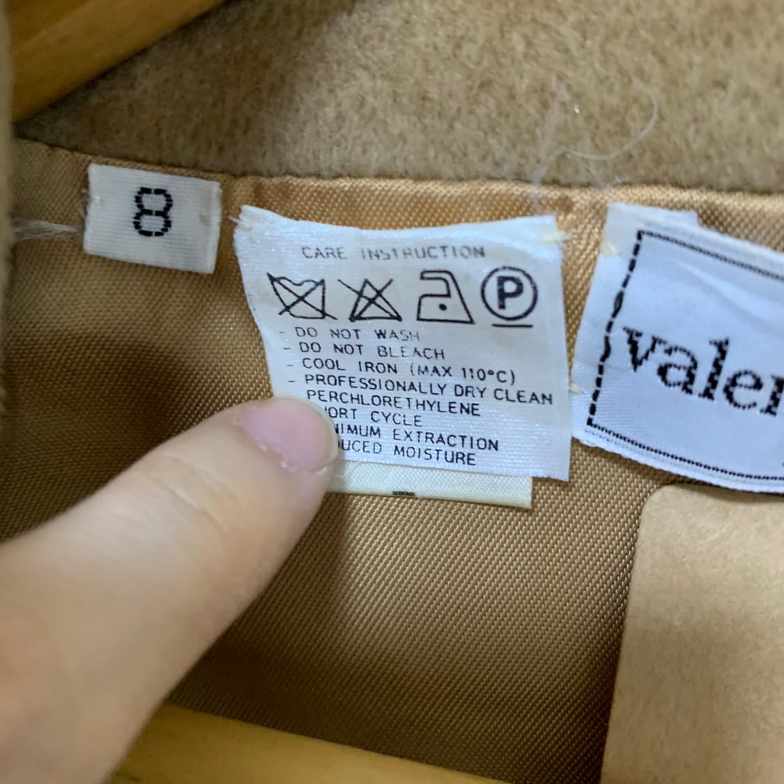 발렌티노 이태리 빈티지 하프 숏코트 더블버튼 피코트 상품이미지5