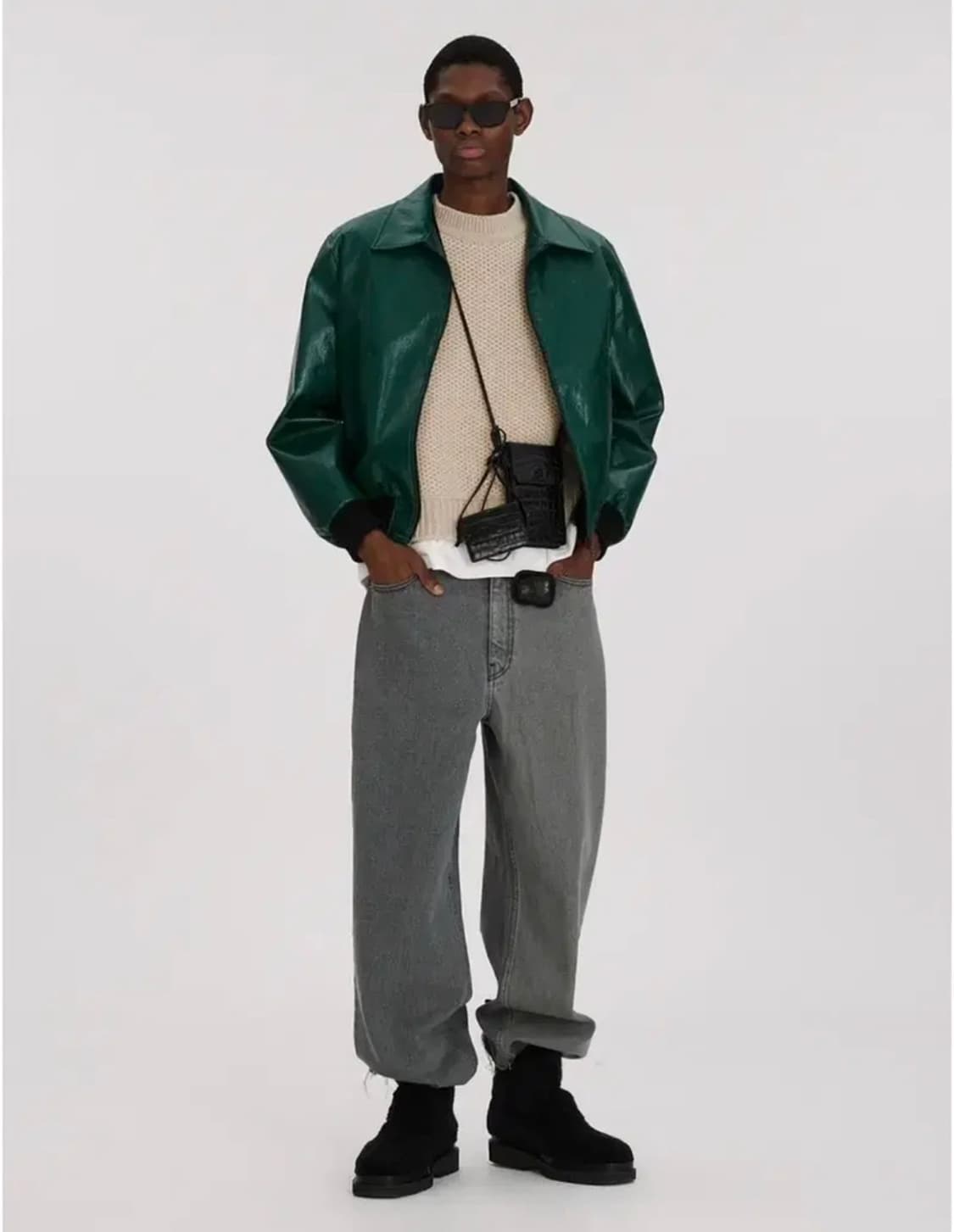 렉토 60S Benn Shine Faux Leather Jack L 상품이미지1