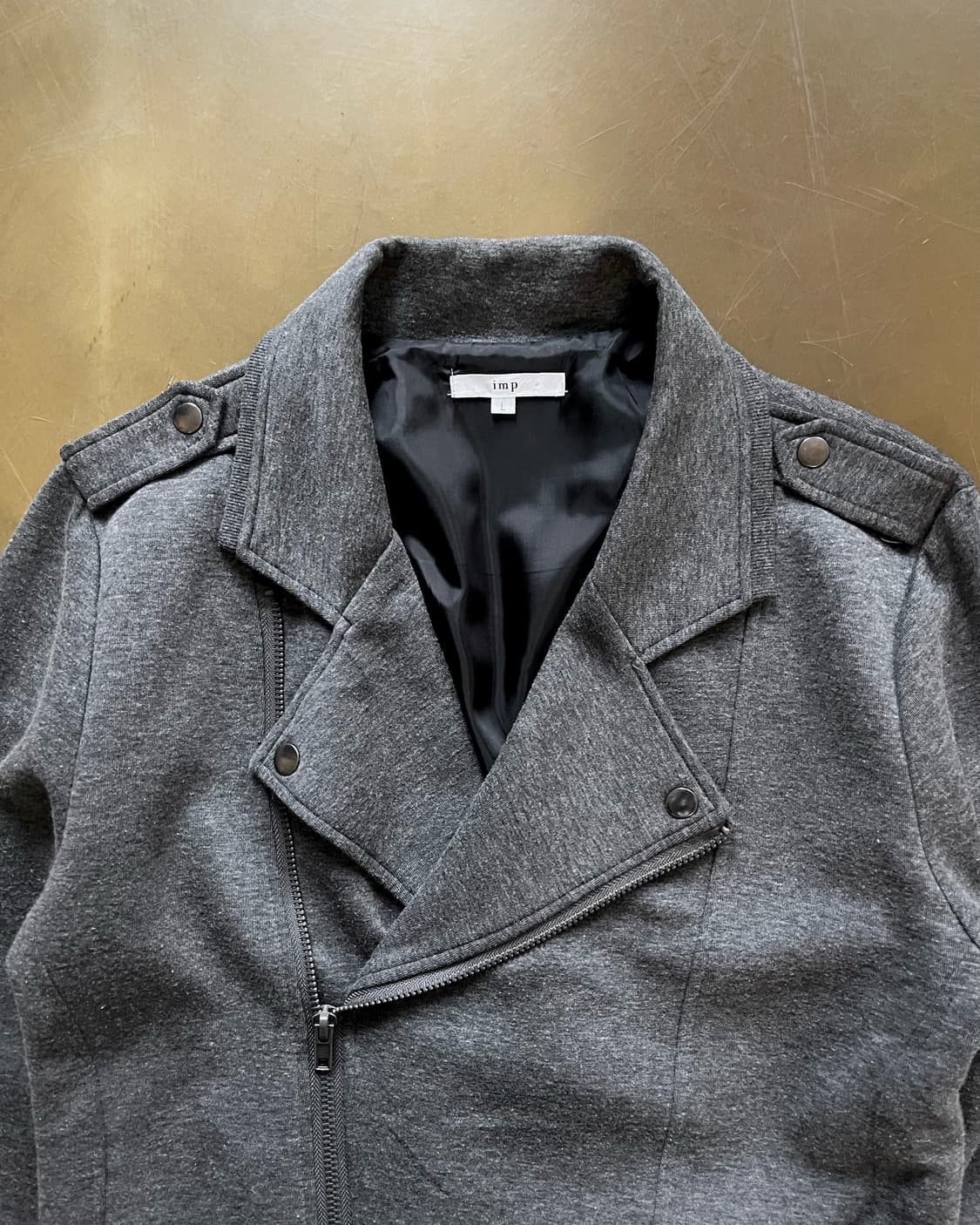 Imp Japan Gothic Gray Sweat Rider Jacket 상품이미지4