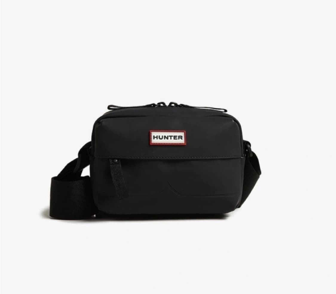 Hunter 헌터 오리지날 러버라이즈드 미니 크로스백 블랙 상품이미지1
