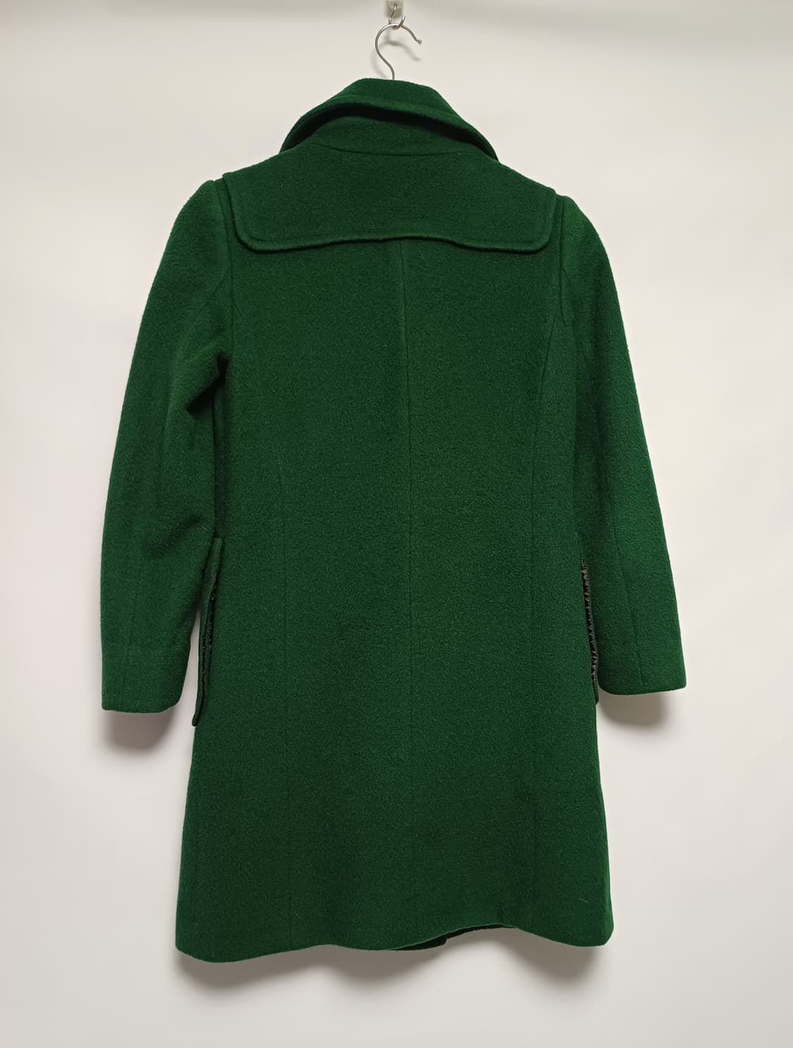 딥그린 울 100 더블코트 / STILE BENETTON / 42 상품이미지4