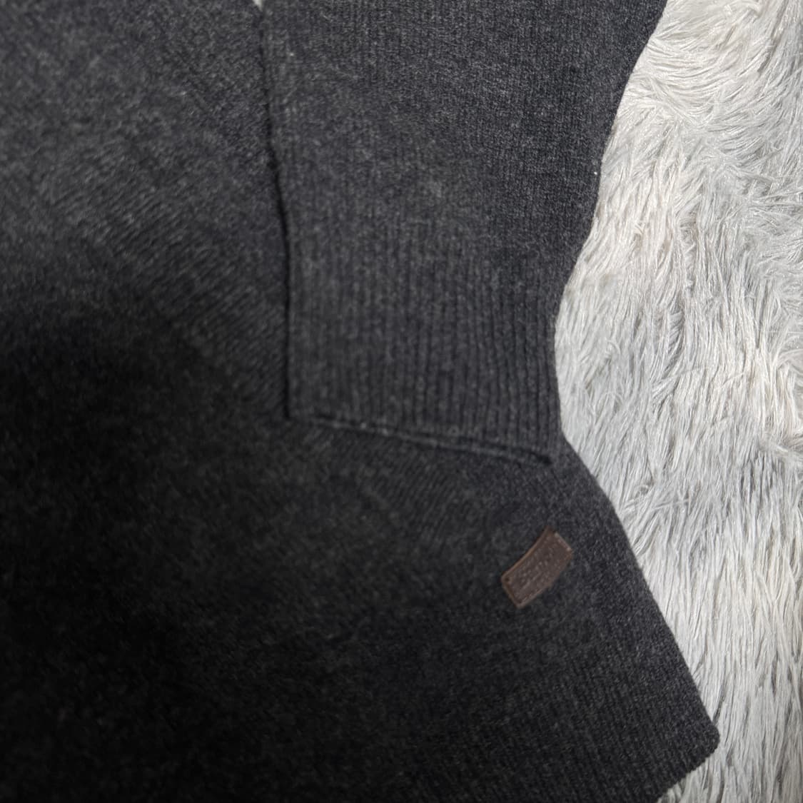 바버 패치 버튼 집업 가디건 L사이즈  상품이미지5