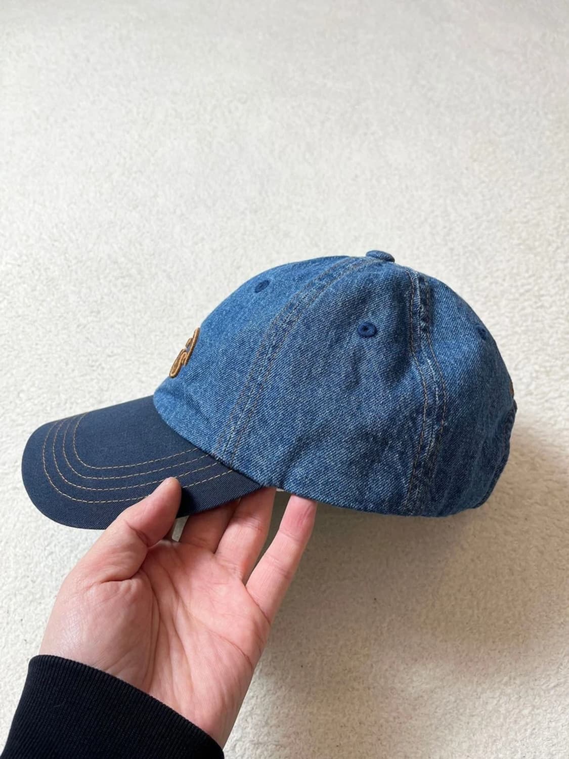 이미스 24FW 워시드 데님 볼캡 A1815 상품이미지4