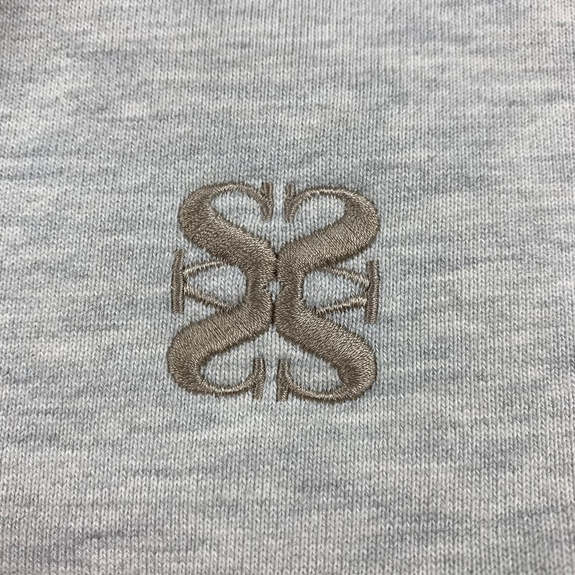 세터 자수로고 테오 코튼 후드집업 멜란지그레이 상품이미지3