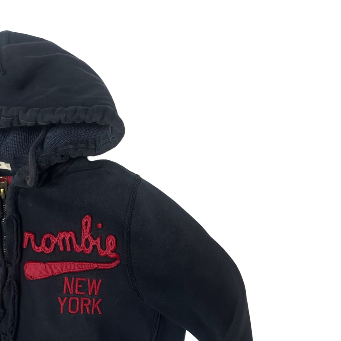 아베크롬비 타이트핏 네이비디스후드집업 XL 상품이미지2