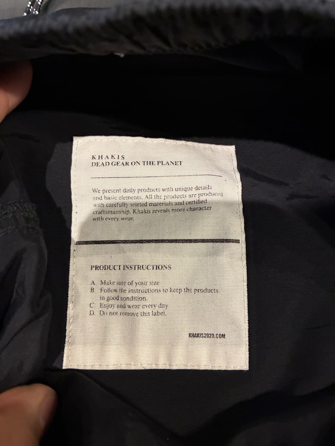 3) 카키스 khakis  로머 나일론 팬츠 블랙 상품이미지2