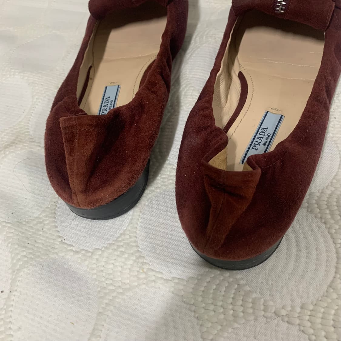 Prada 스웨이드 플랫슈즈 상품이미지5