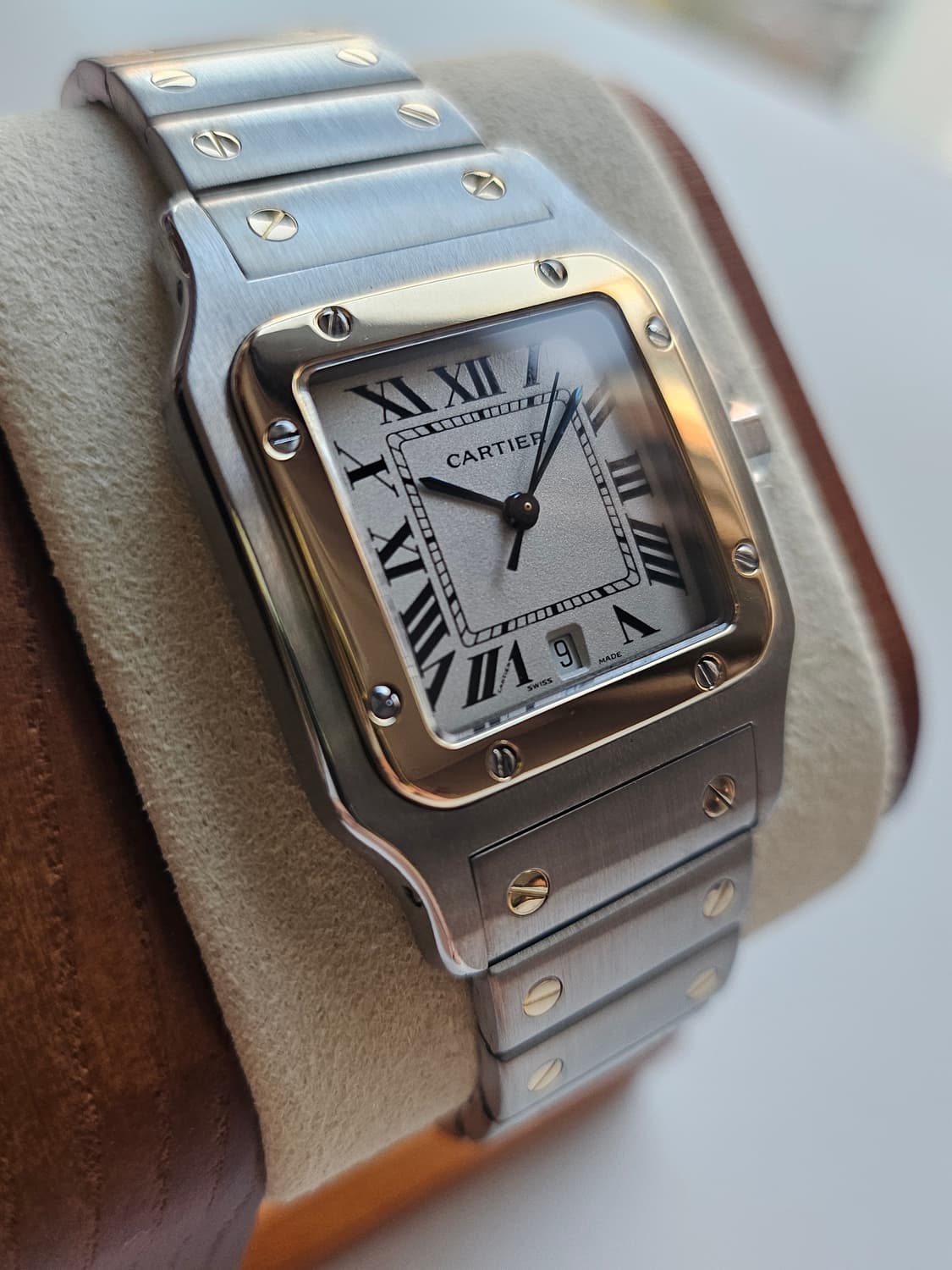 까르띠에 산토스 갈베 라지 18k콤비 쿼츠 상품이미지1