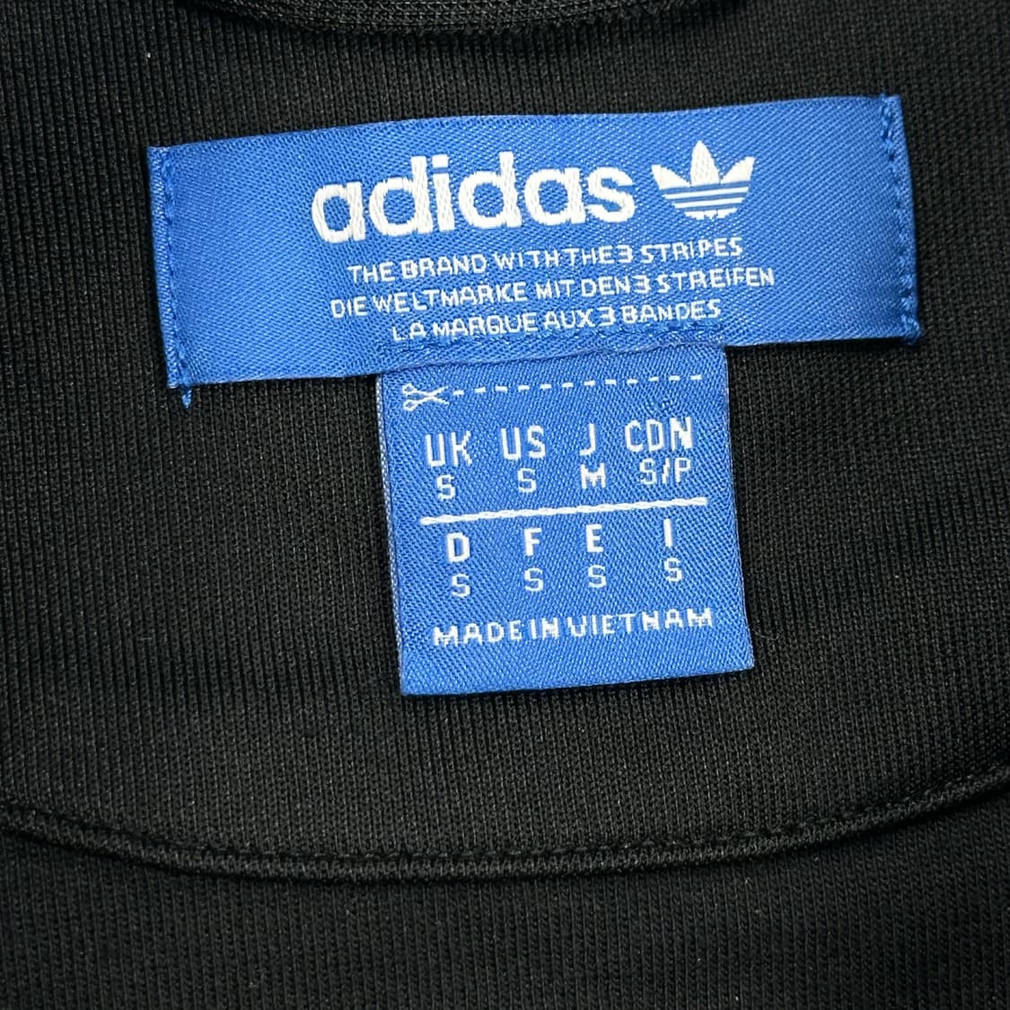 아디다스 트레포일 사이드라인 블랙 맨투맨 (M) 상품이미지5
