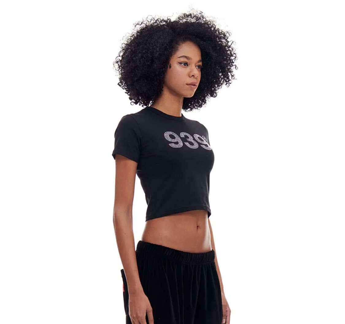 [아카이브볼드] 939 LOGO CROP TOP (BLACK/HOTFIX 상품이미지2