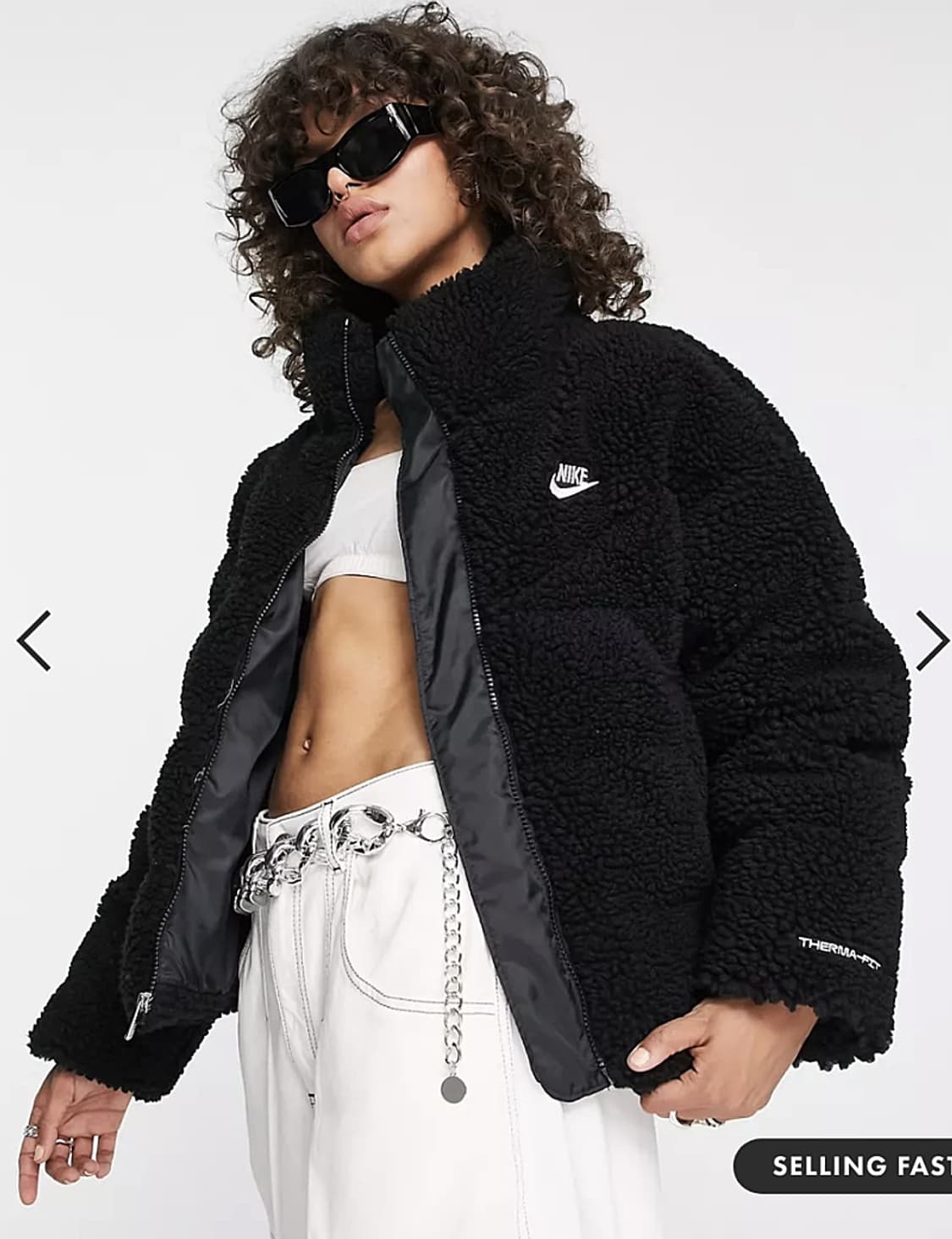 나이키 써마핏 우먼 셰르파 뽀글이패딩 상품이미지1