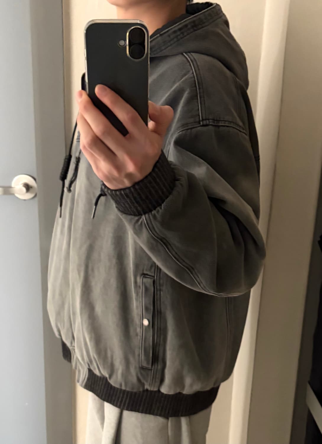 시리즈 봄버 후드 자켓 상품이미지6