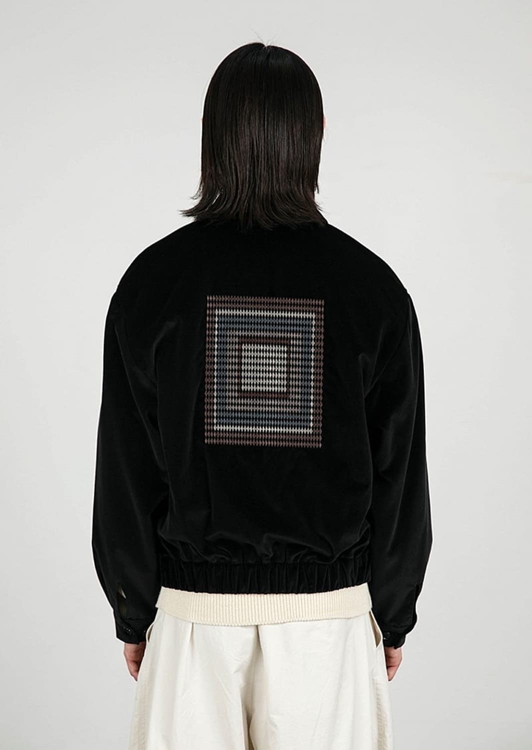 택o) 아모멘토 벨벳자켓 M 새상품 상품이미지5