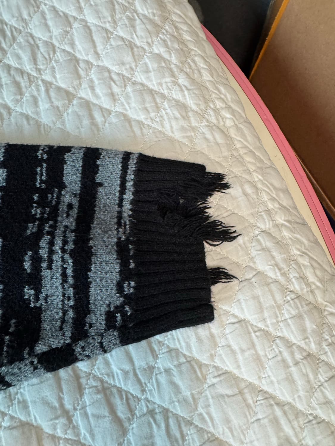 데미지 니트 블랙 XL 상품이미지8