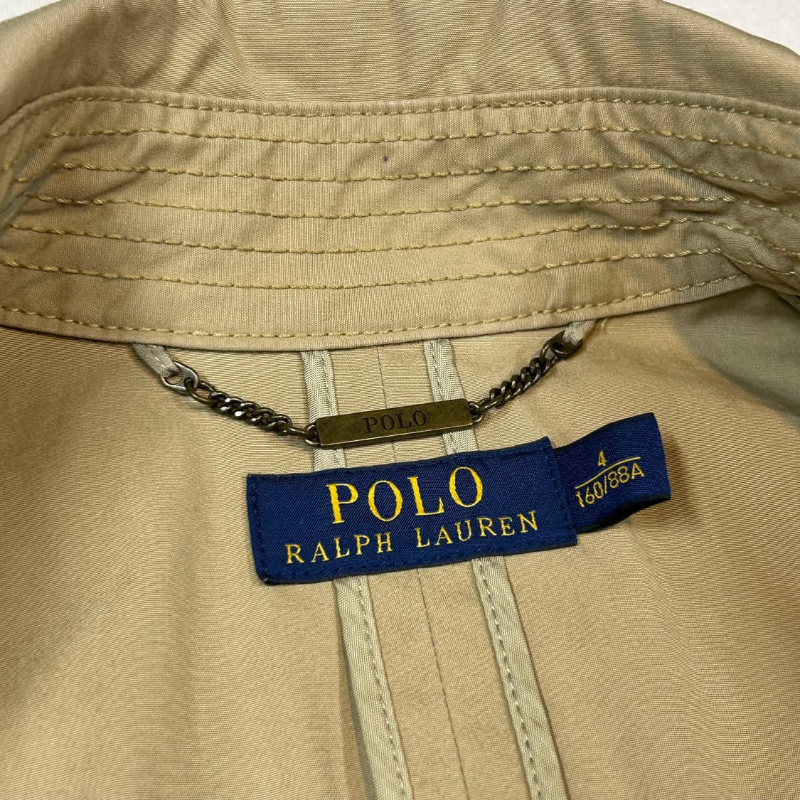 여S) 폴로 랄프로렌 베이지 벨티드 트렌치코트 상품이미지8
