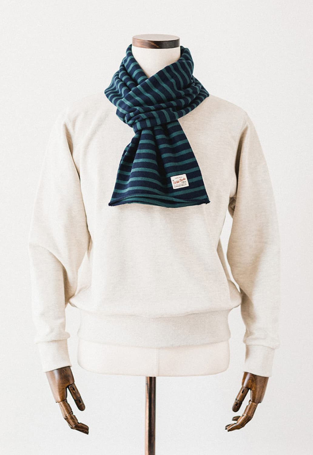 와일드브릭스 스트라이프 코튼 머플러 목도리 wild bricks 상품이미지4