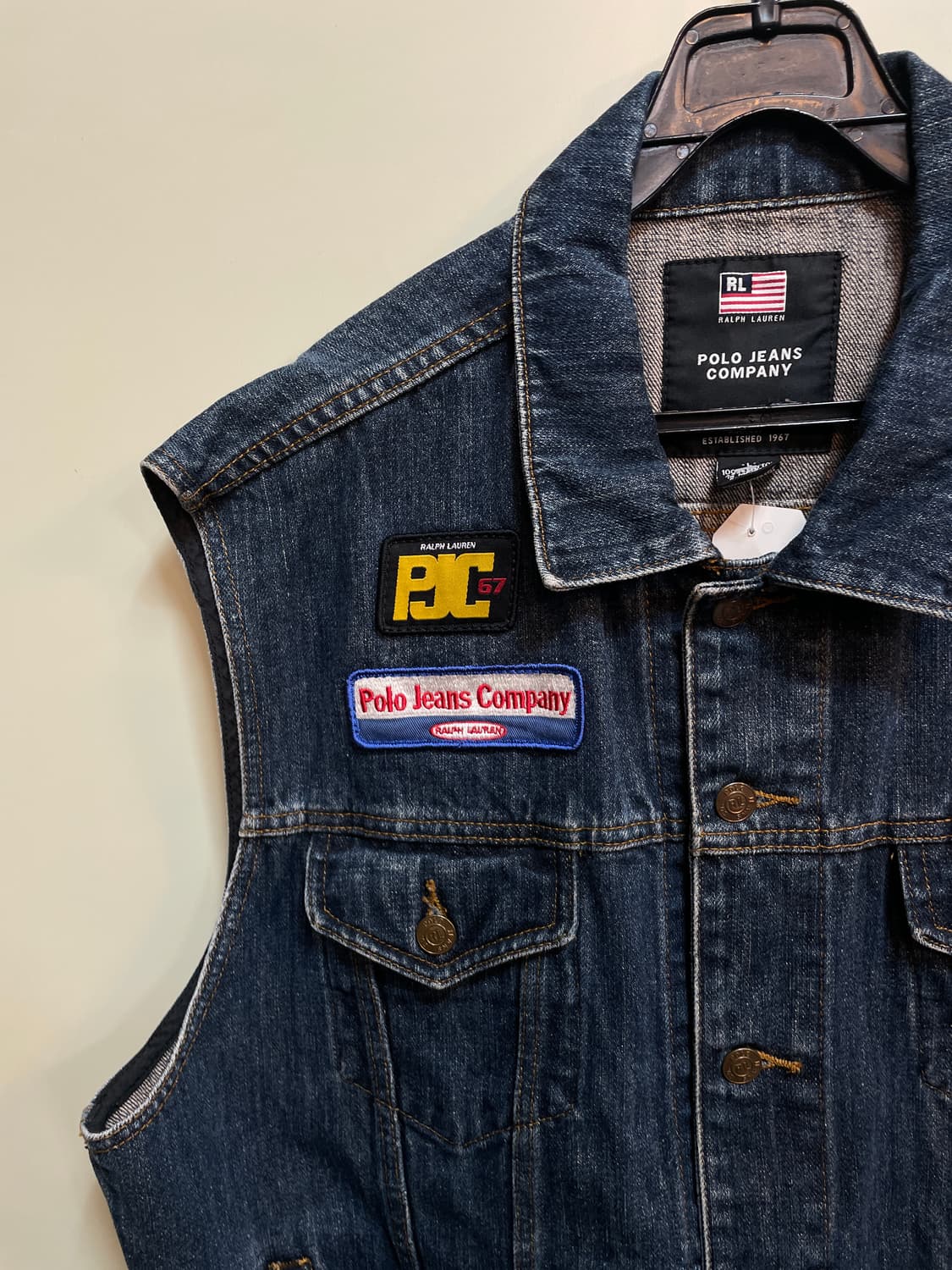 폴로 진스 데님조끼 상품이미지3