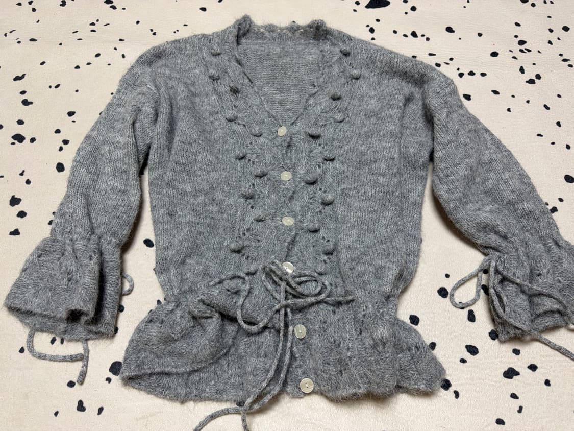 쉬인 V넥 가디건 상품이미지3