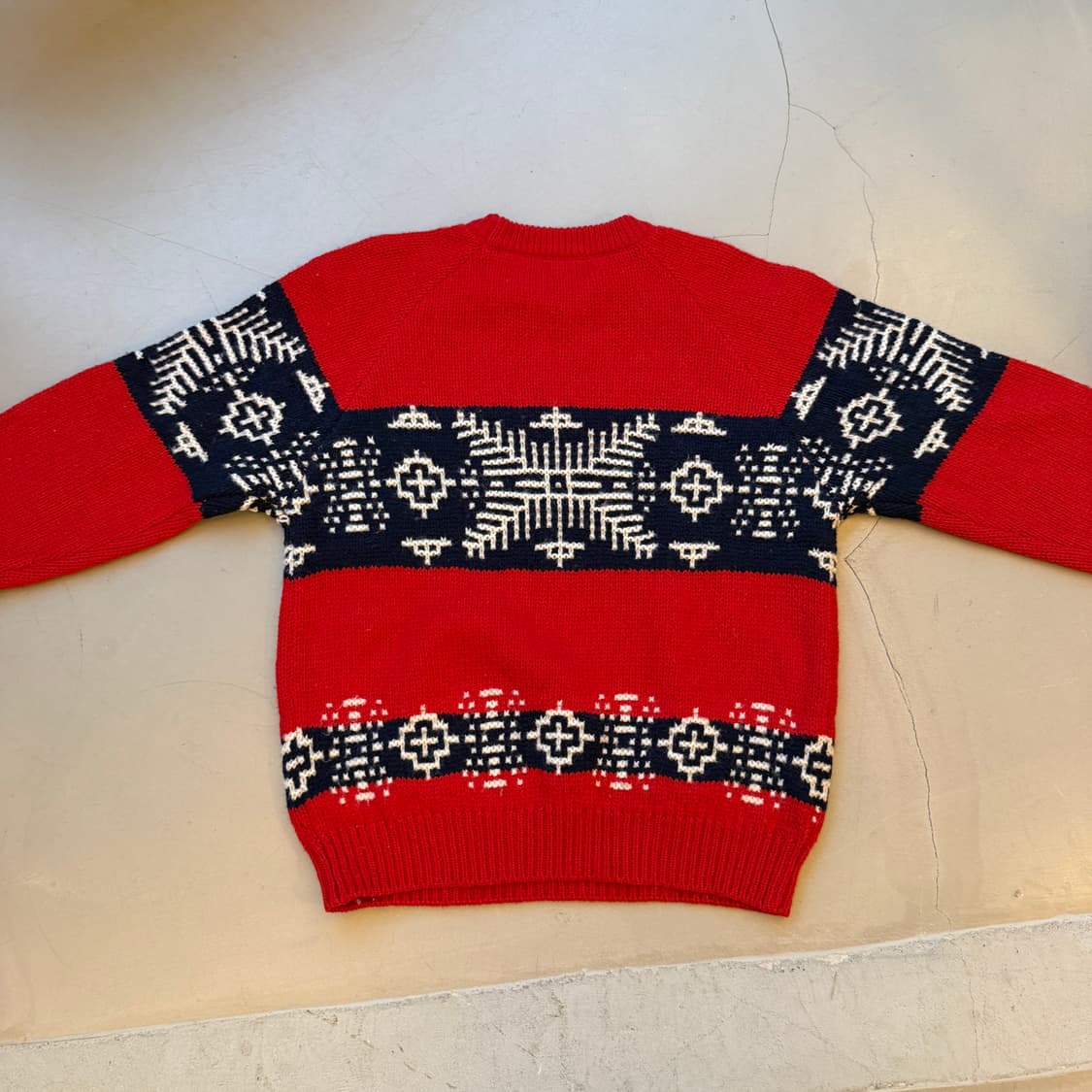 베네통 노르딕 스웨터 니트 상품이미지5