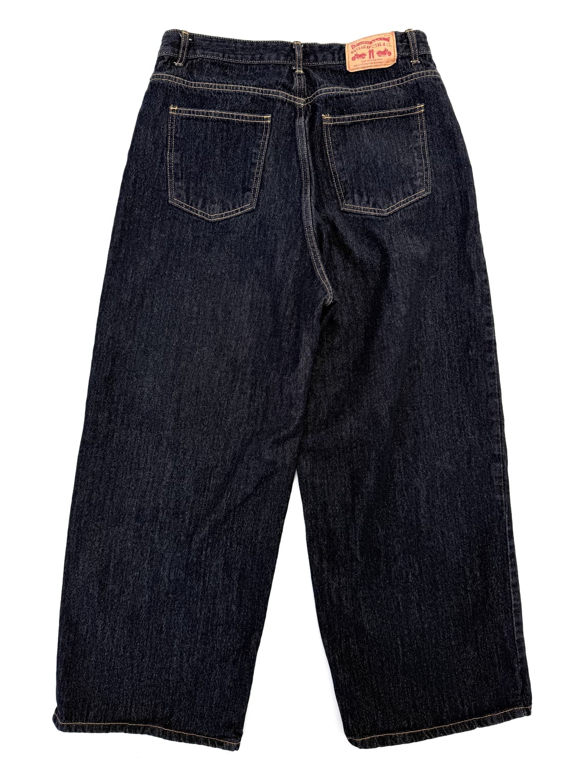 OHYEAH 생지 와이드 크롭 데님 팬츠  상품이미지5