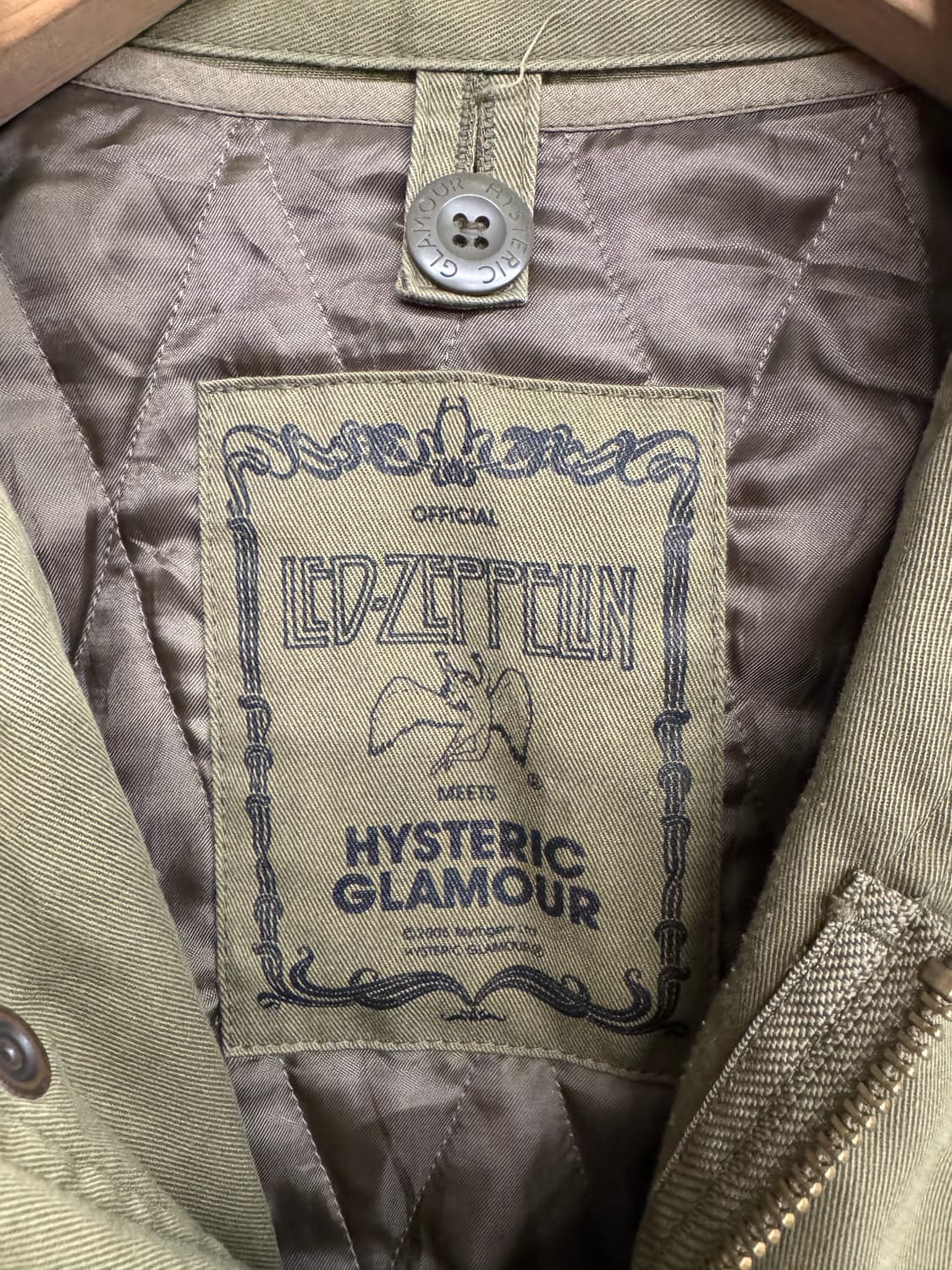 00’s 히스테릭 글래머X레드 제플린 M-65 밀리터리 자켓 상품이미지6