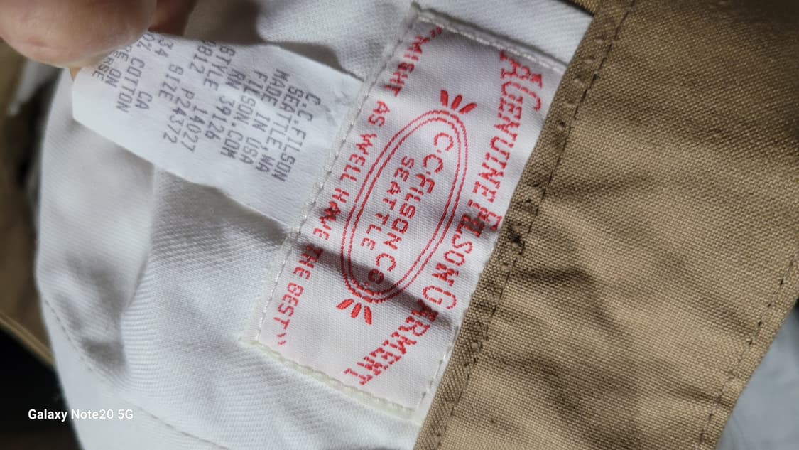 필슨 왁스 더블 헌팅 펜츠 상품이미지3