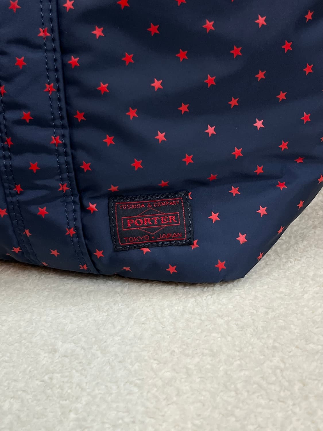 포터 별 패턴 숄더백 네이비 상품이미지2