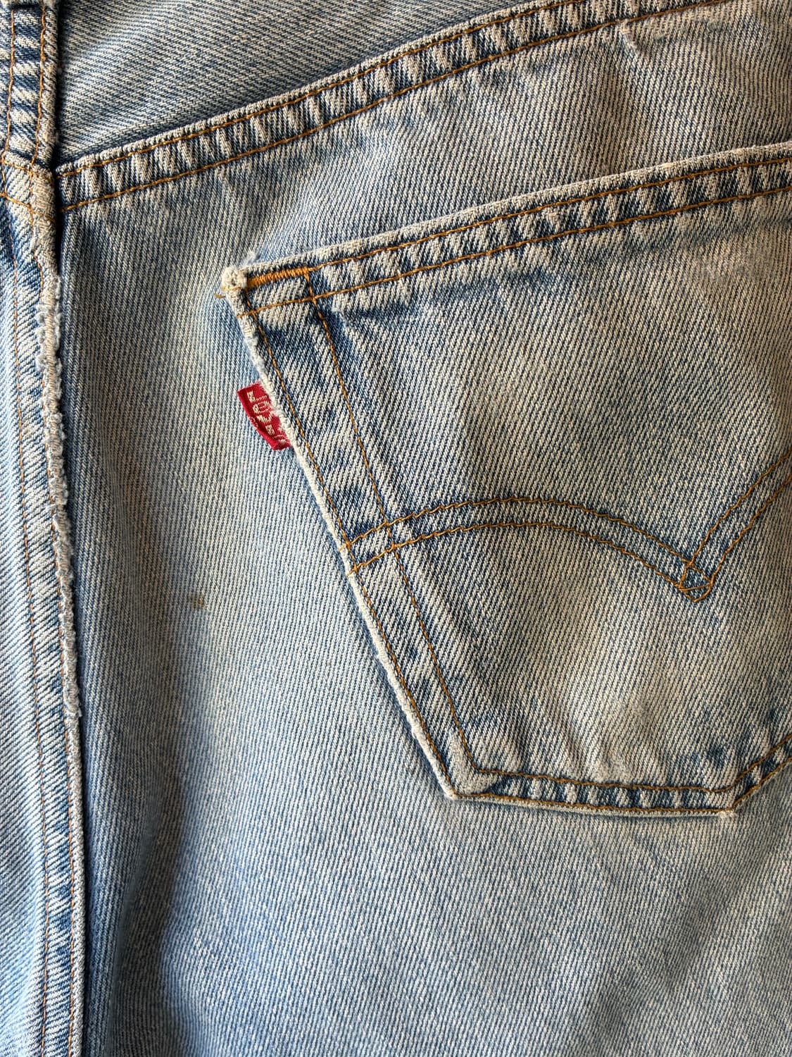 90’s Levi’s 501 Light Blue Denim Shorts  상품이미지9