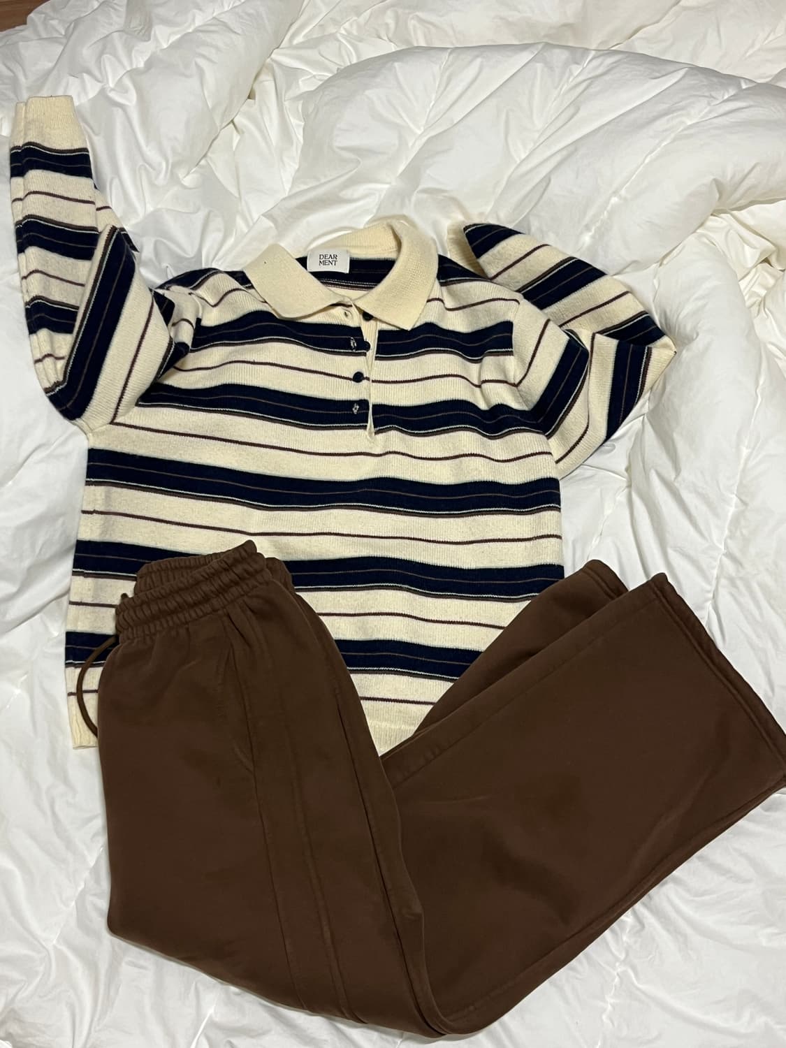 디어먼트 봄 가을 상하의 세트 상품이미지1