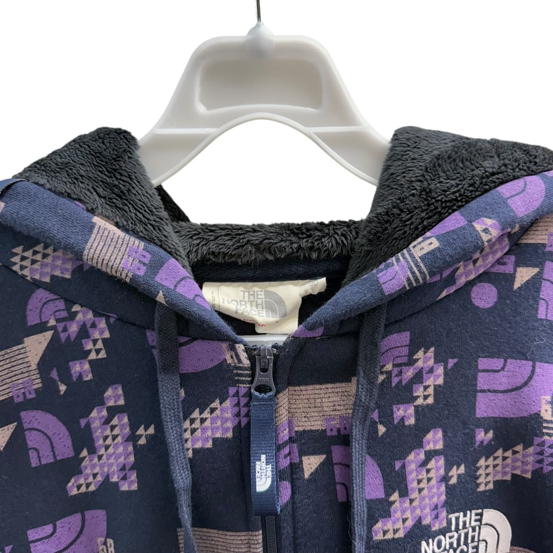 [L] 노스페이스 우먼 그래픽 기모 후드집업 상품이미지5