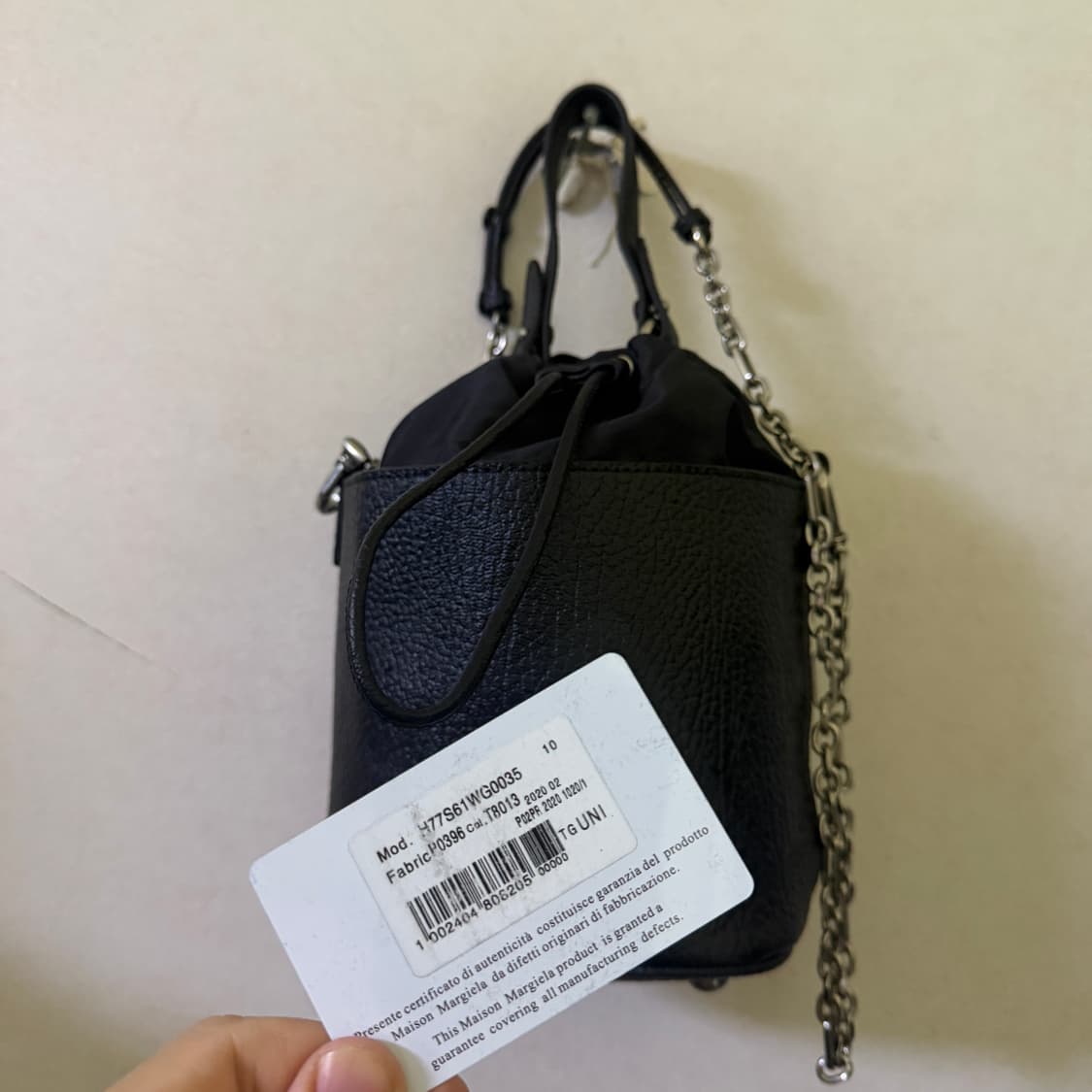 메종마르지엘라 레더 미니 버킷 토트&크로스백 상품이미지8