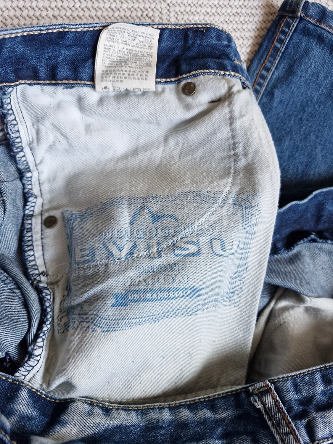 에비수 빈티지 워싱 데님팬츠 31 상품이미지9