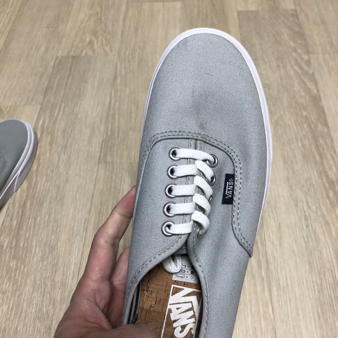 (260) 새상품 반스 VANS 어센틱 그레이 상품이미지9