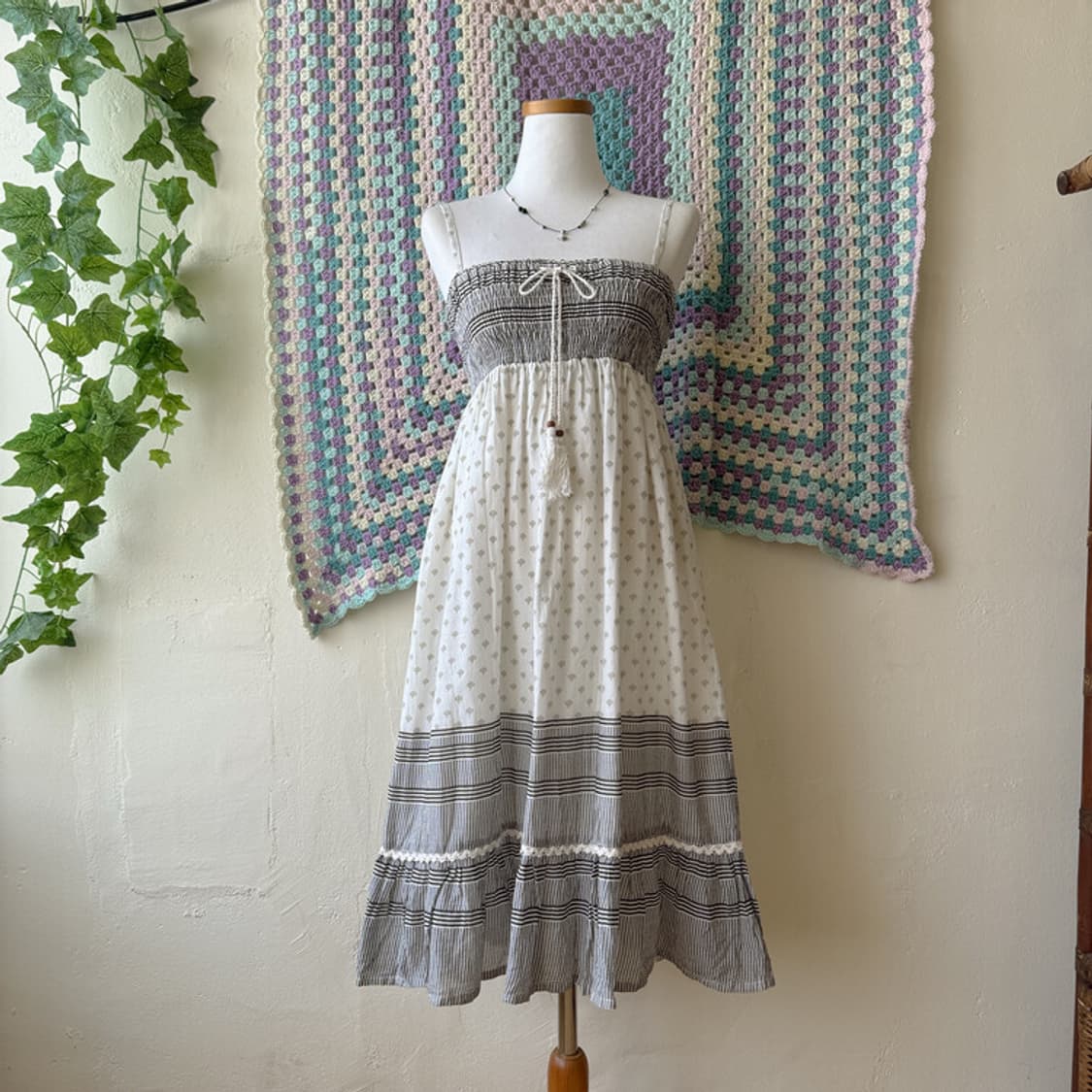 셀니빈티지 코지 원피스 스커트 투웨이 상품이미지2