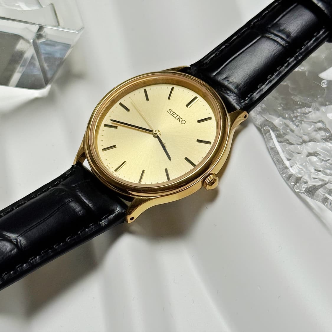 80's 90's 세이코 빈티지 골드 드레스 워치 상품이미지8